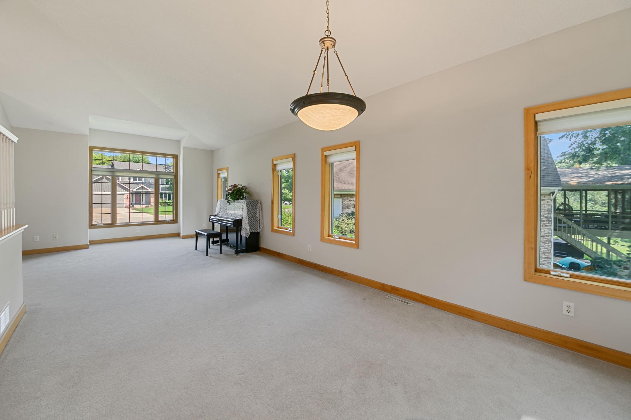 Living and dining room combo