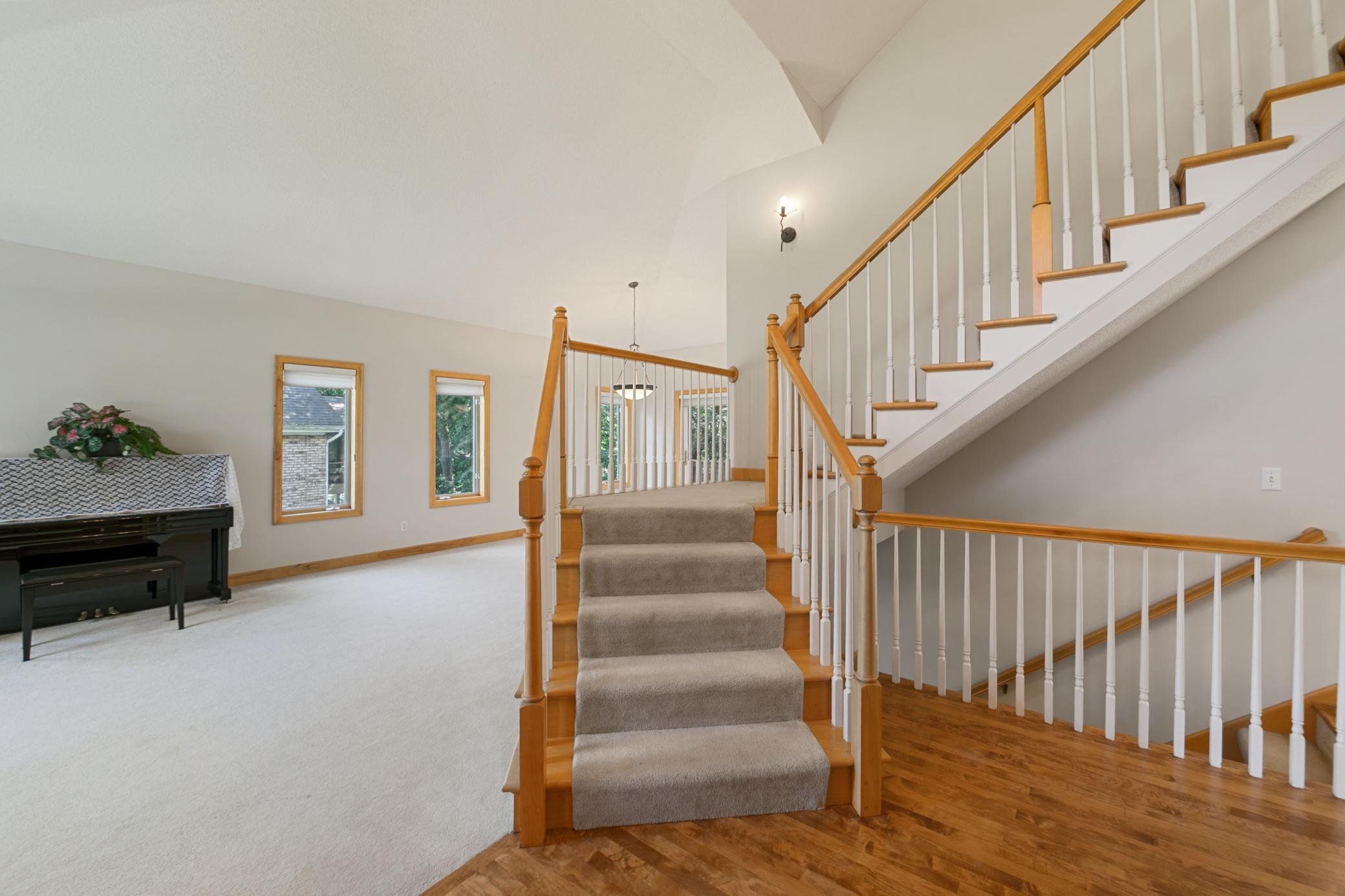 Front entry -to the left is living room