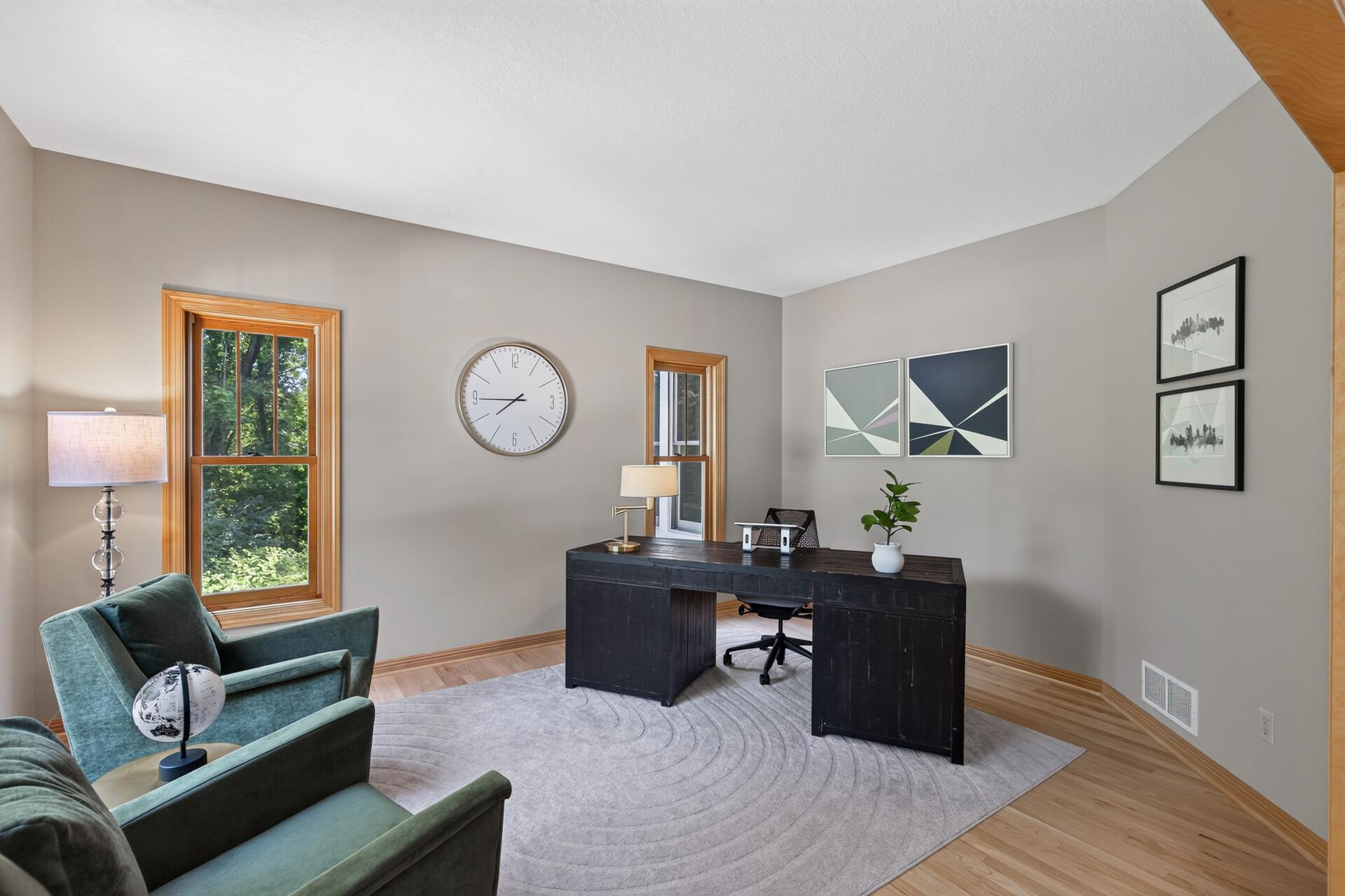 Just off the front entry, this beautifully positioned room is yours to define; a sophisticated home office, an elegant sitting room, or whatever your lifestyle calls for.