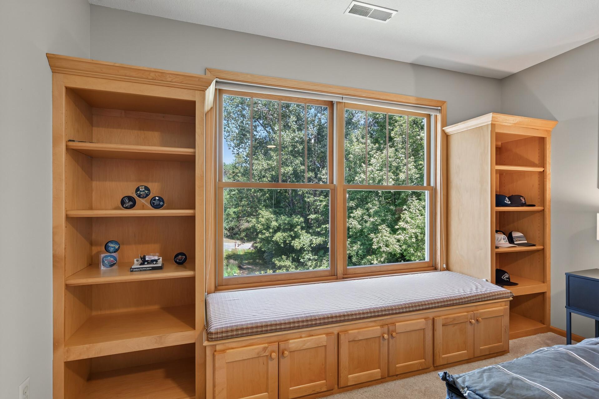Whether it is tournament trophies, favorite reads, or cherished keepsakes; these custom built-in shelves are ready to tell your story exactly the way you want it told.