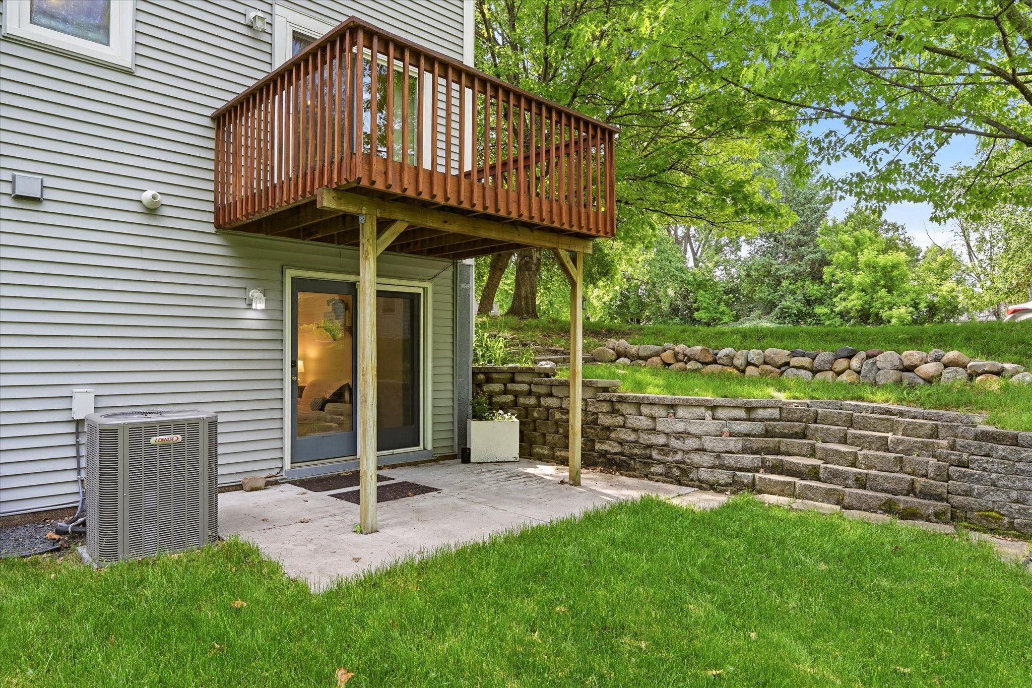 Patio and deck