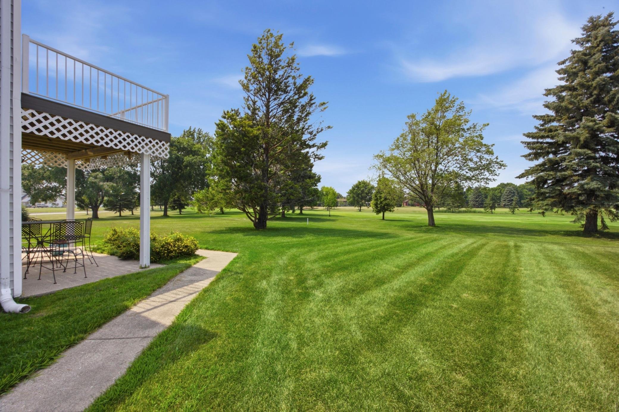 Beautiful views of the golf course