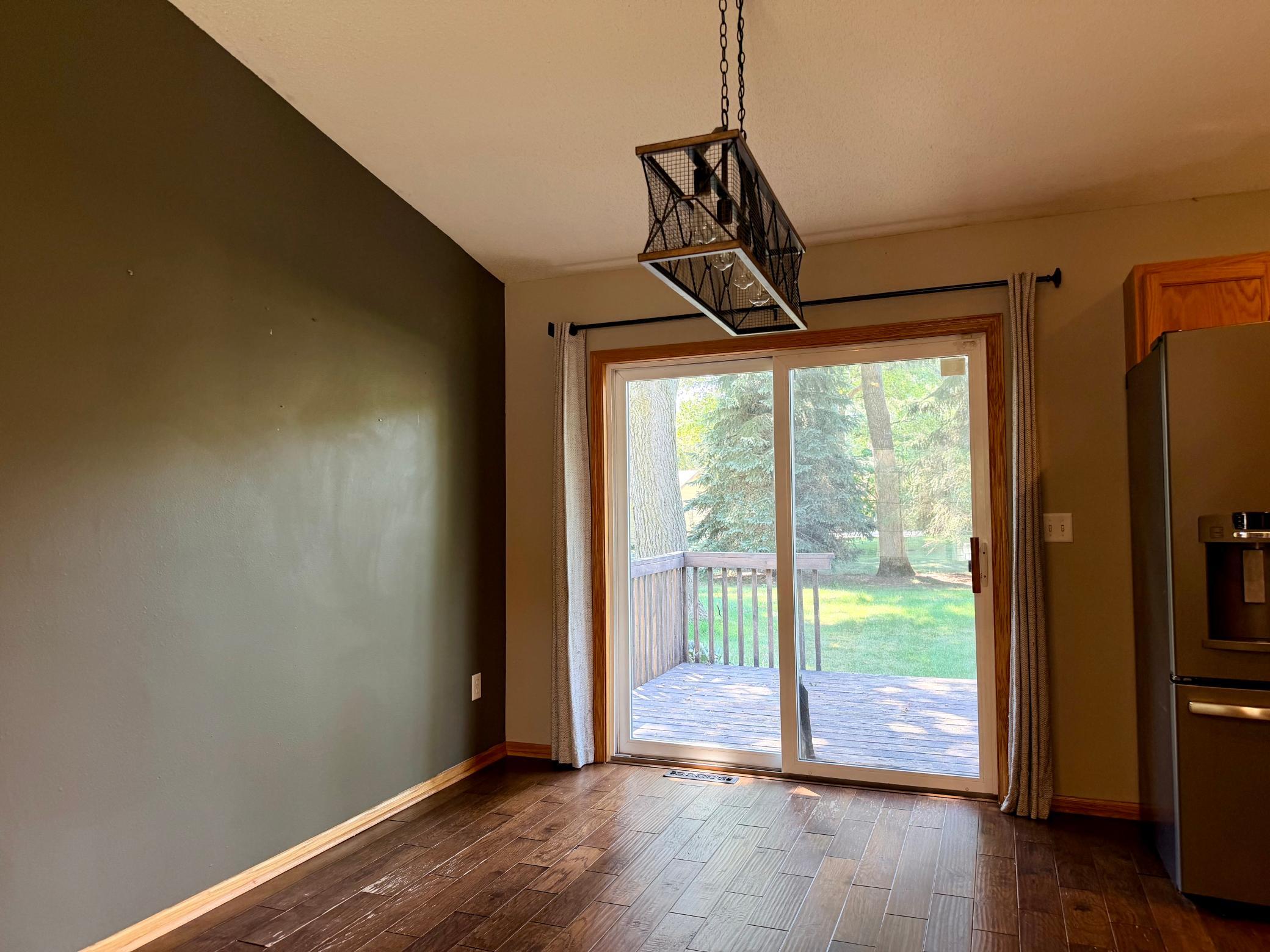 Patio Door to deck