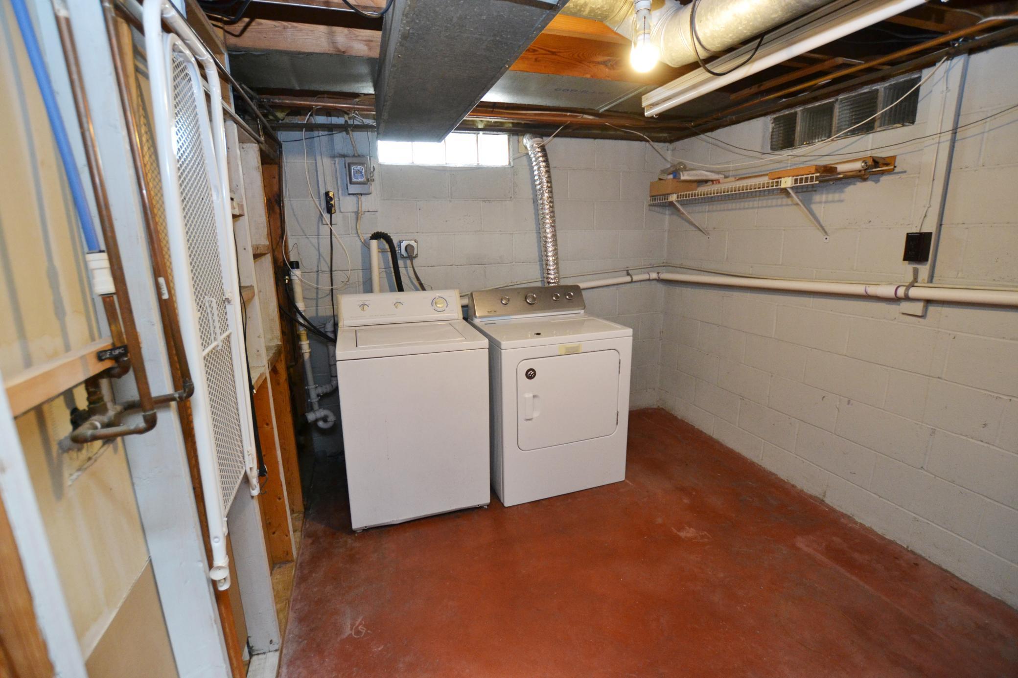 Laundry/furnace room.