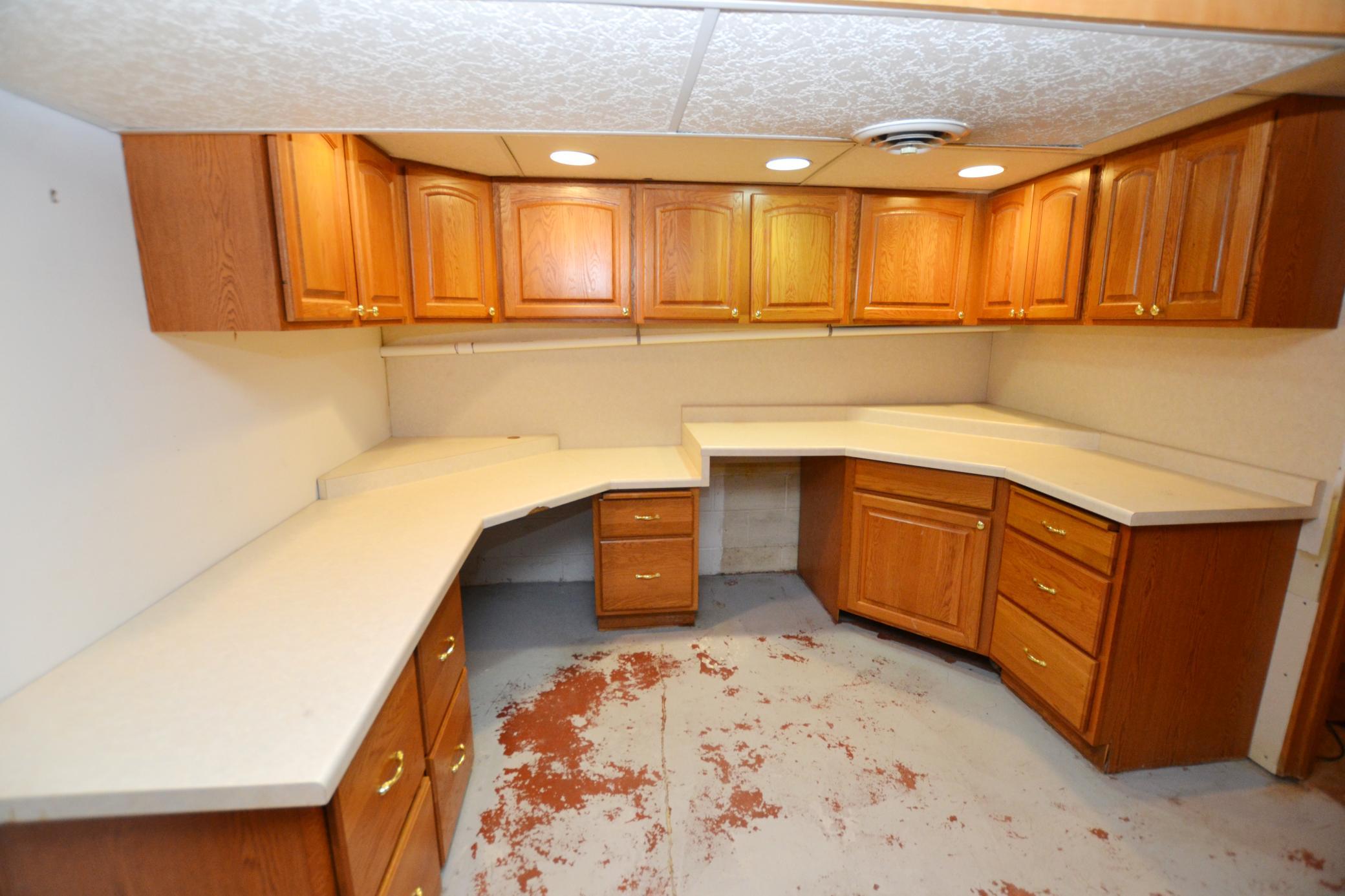 Lower level office area plus there's a flex room with egress window & storage room!