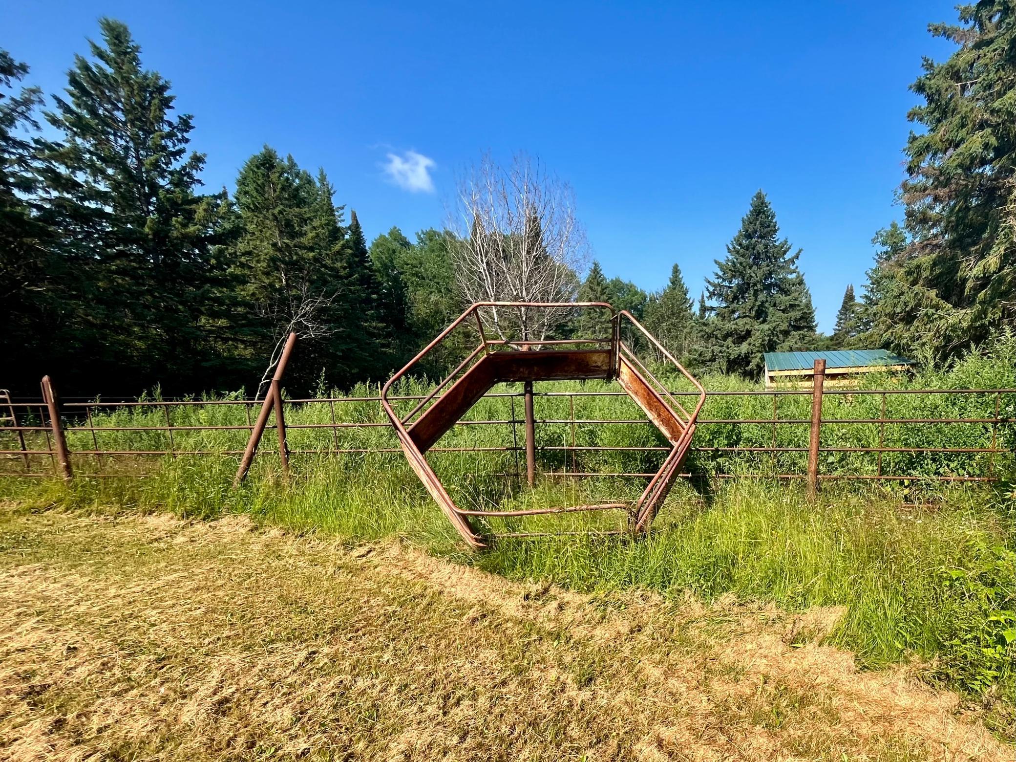 Fenced pens