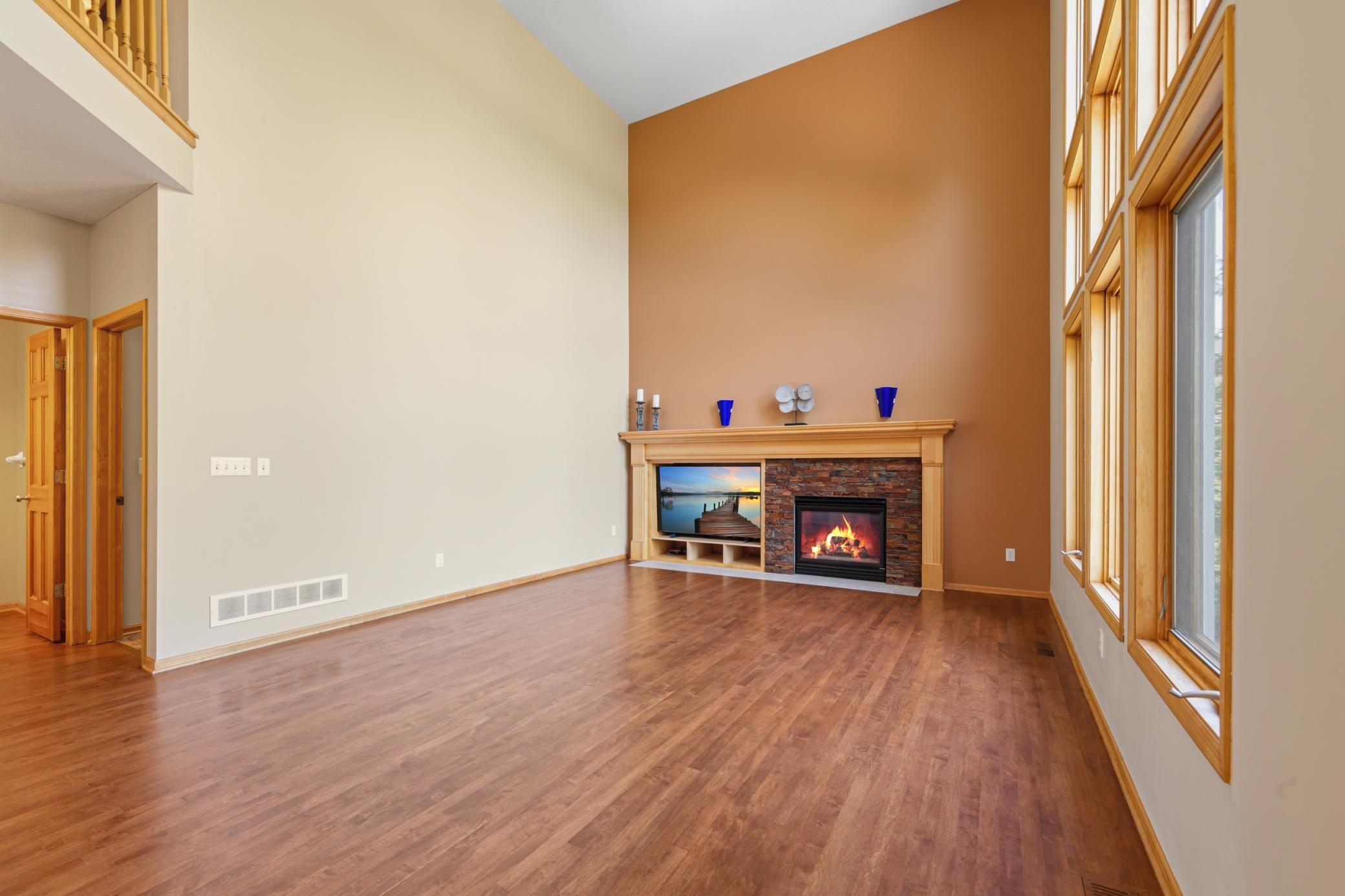 Living Area Fireplace