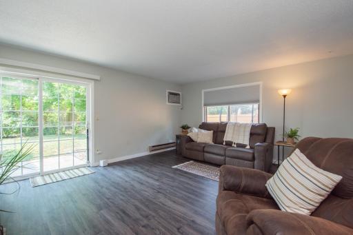 Living Room w/Slider Door to Patio