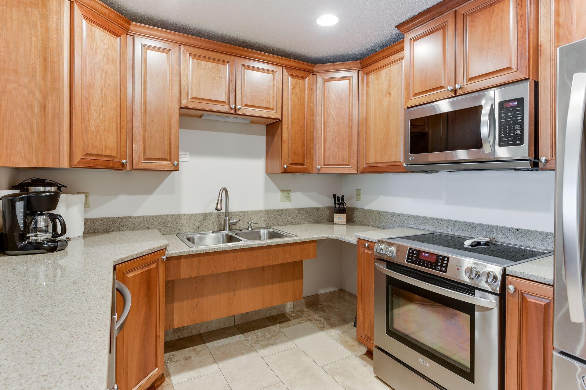 Kitchen in party room