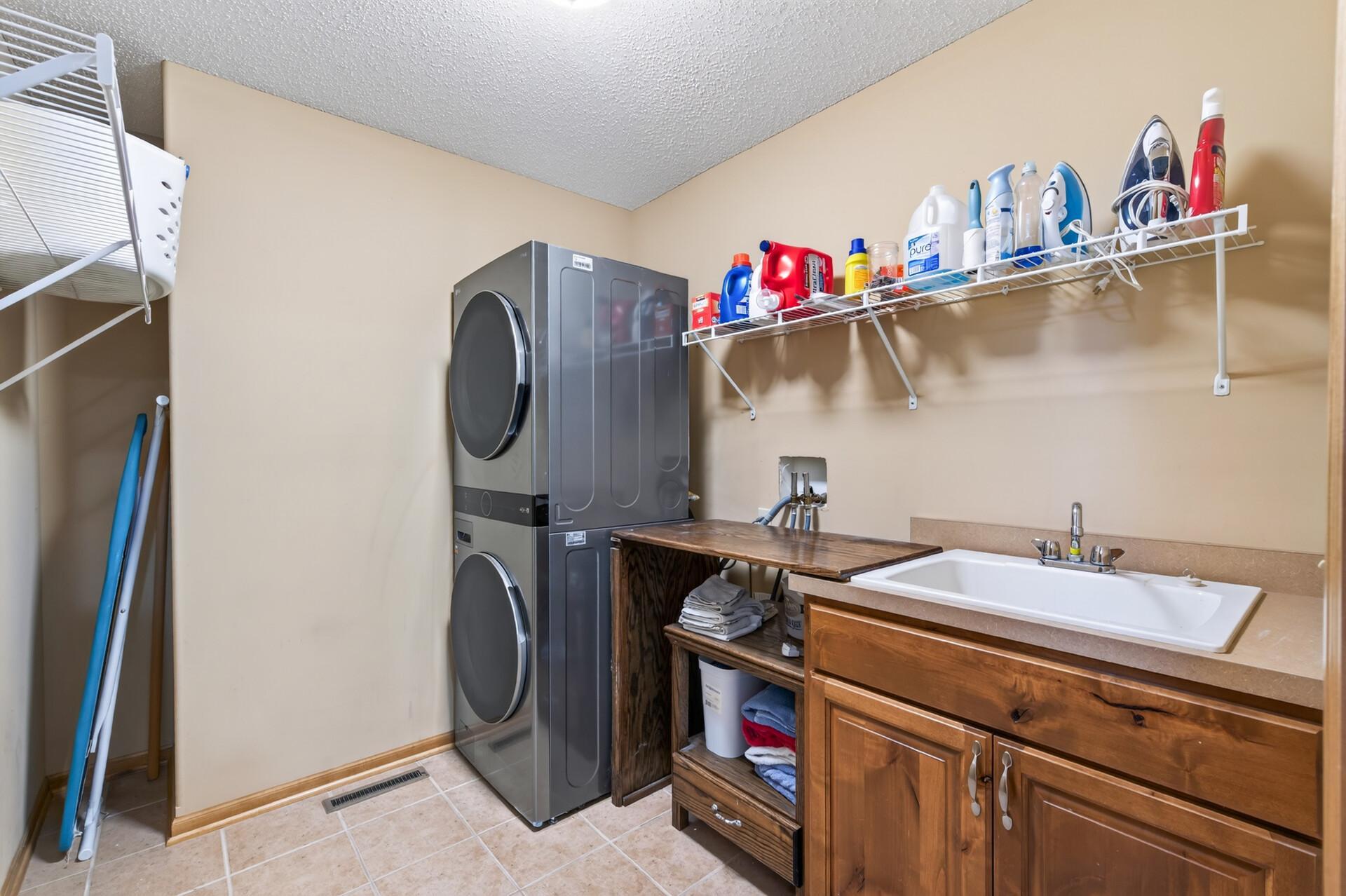 Upper Level Laundry Room W/Sink