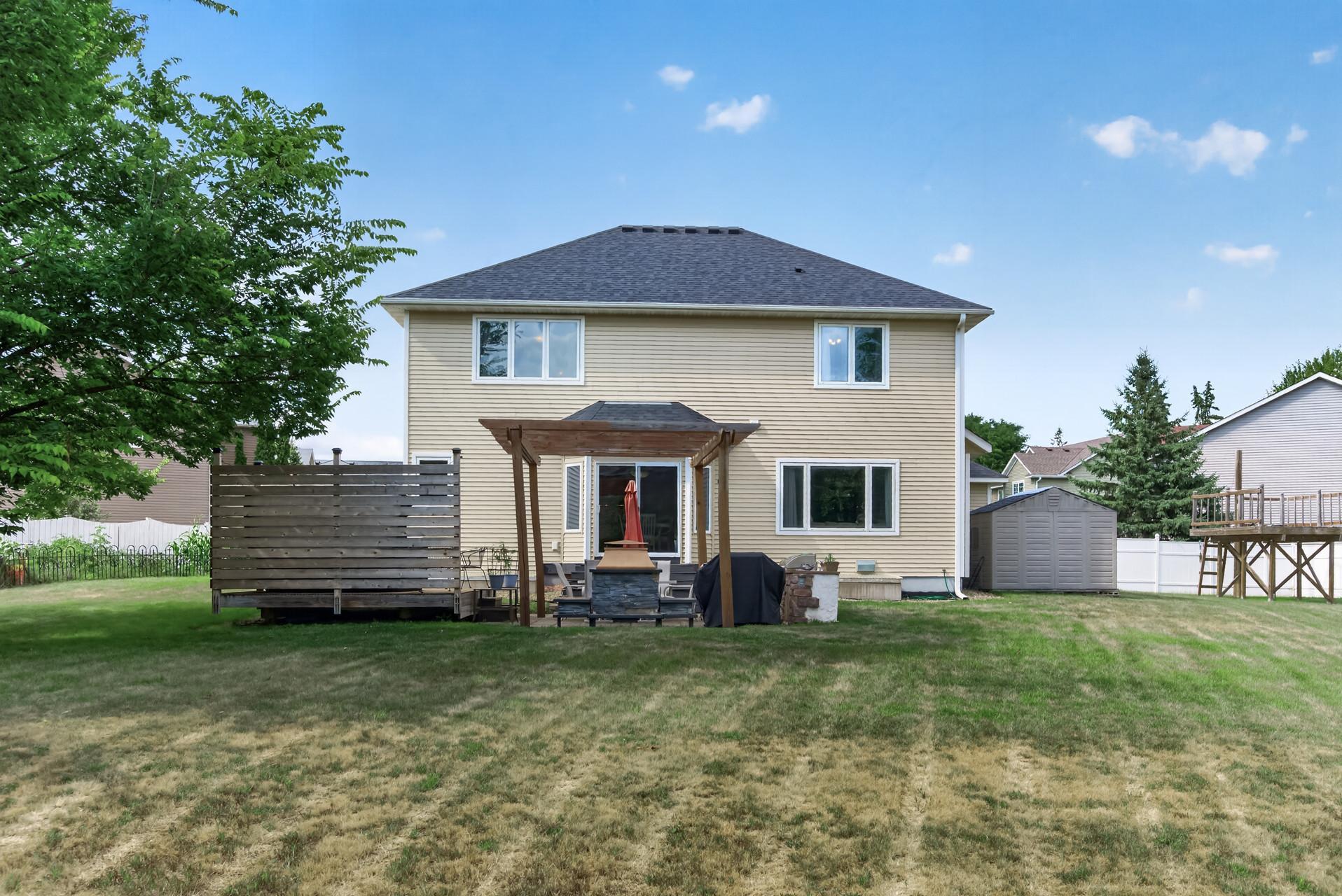 .68 acre lot fully fenced!