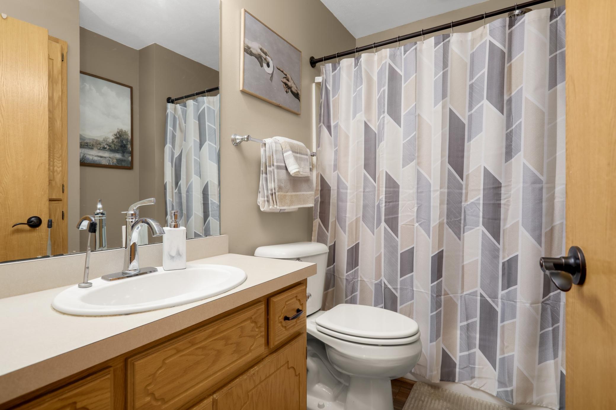 Full bathroom upstairs