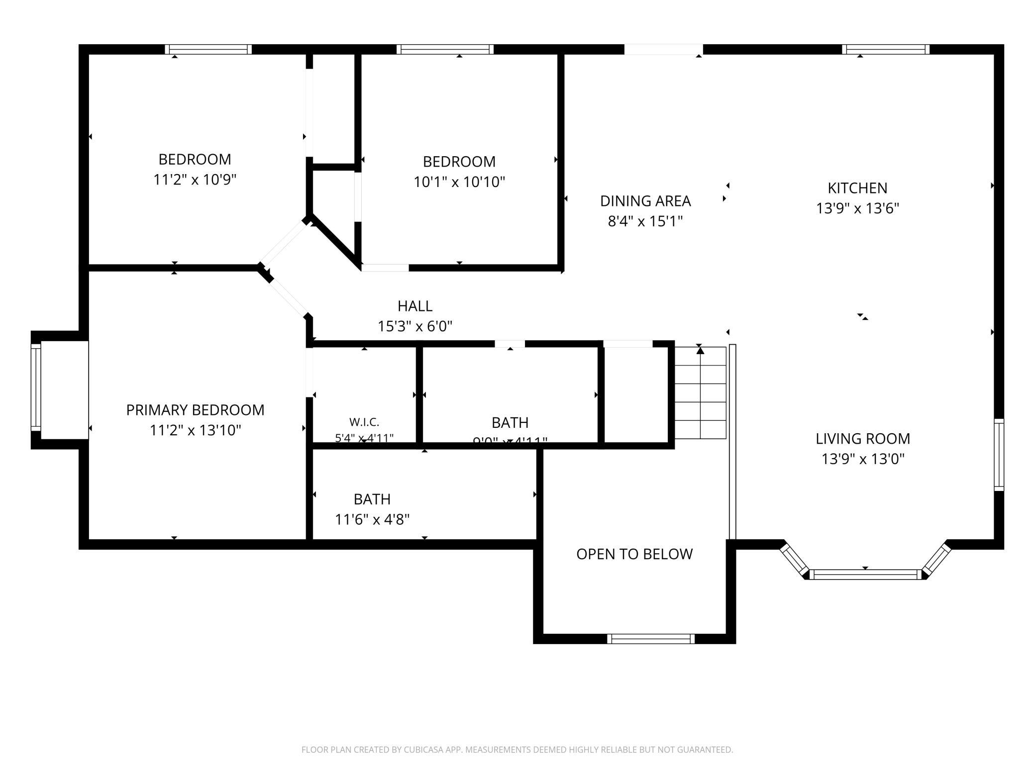 Upper Level Floor Plan