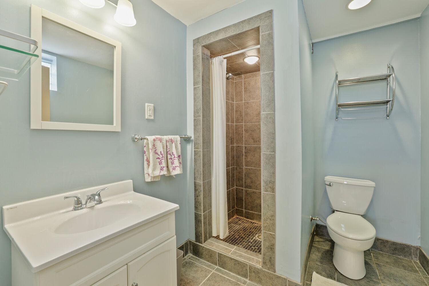 3/4 bath in basement!