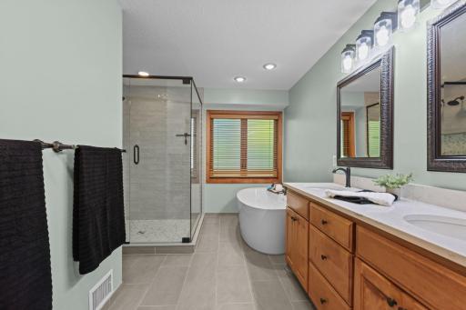 Look at the Primary Suite Newly remodeled bathroom