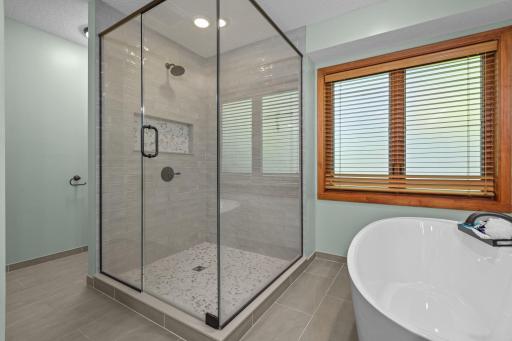 Newly remodeled Primary bathroom is so beautiful!