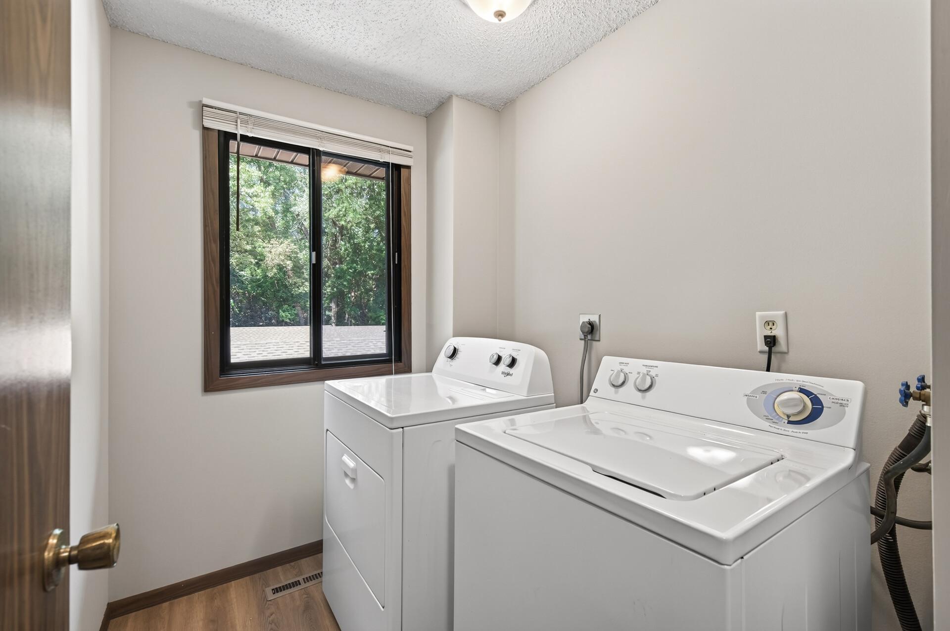 Upper level laundry room. Not hauling close up and down stairs!