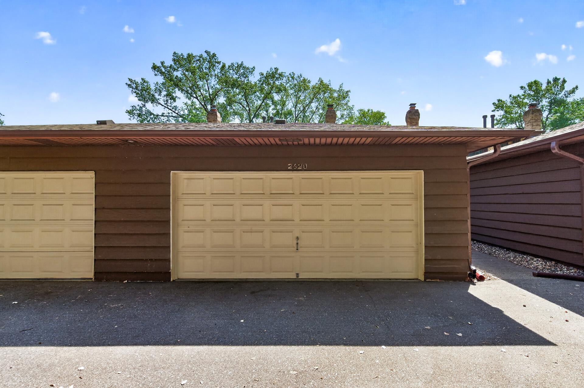Private 2 car garage