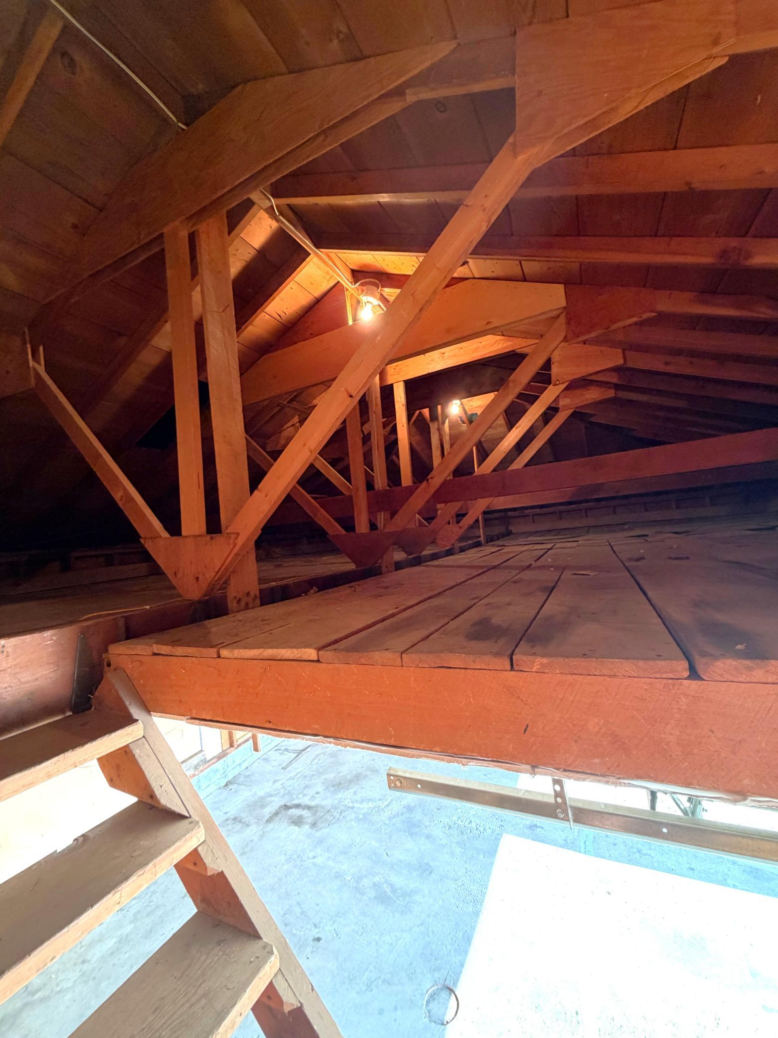 Garage attic, great space!