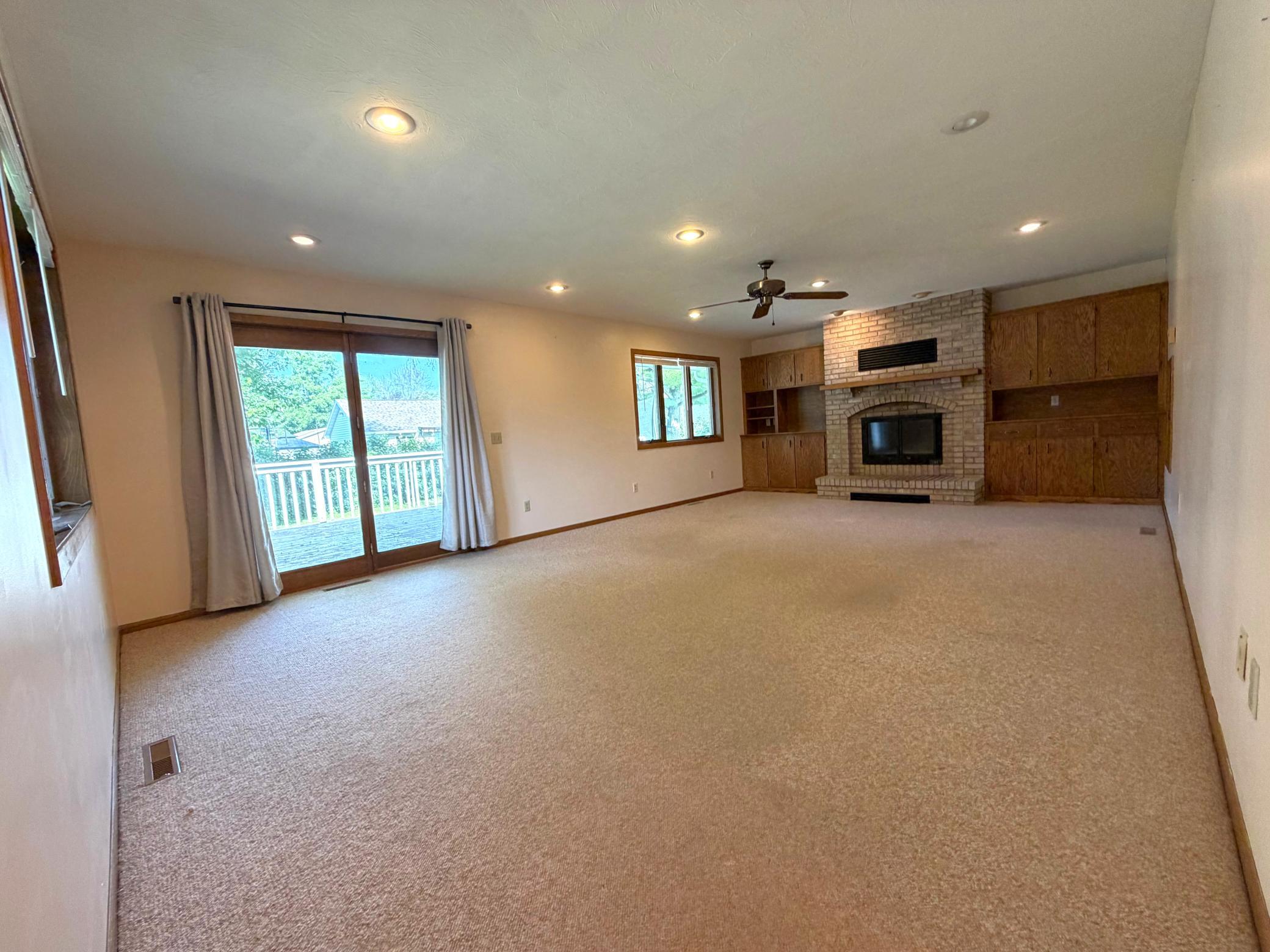 Huge family room on the main floor