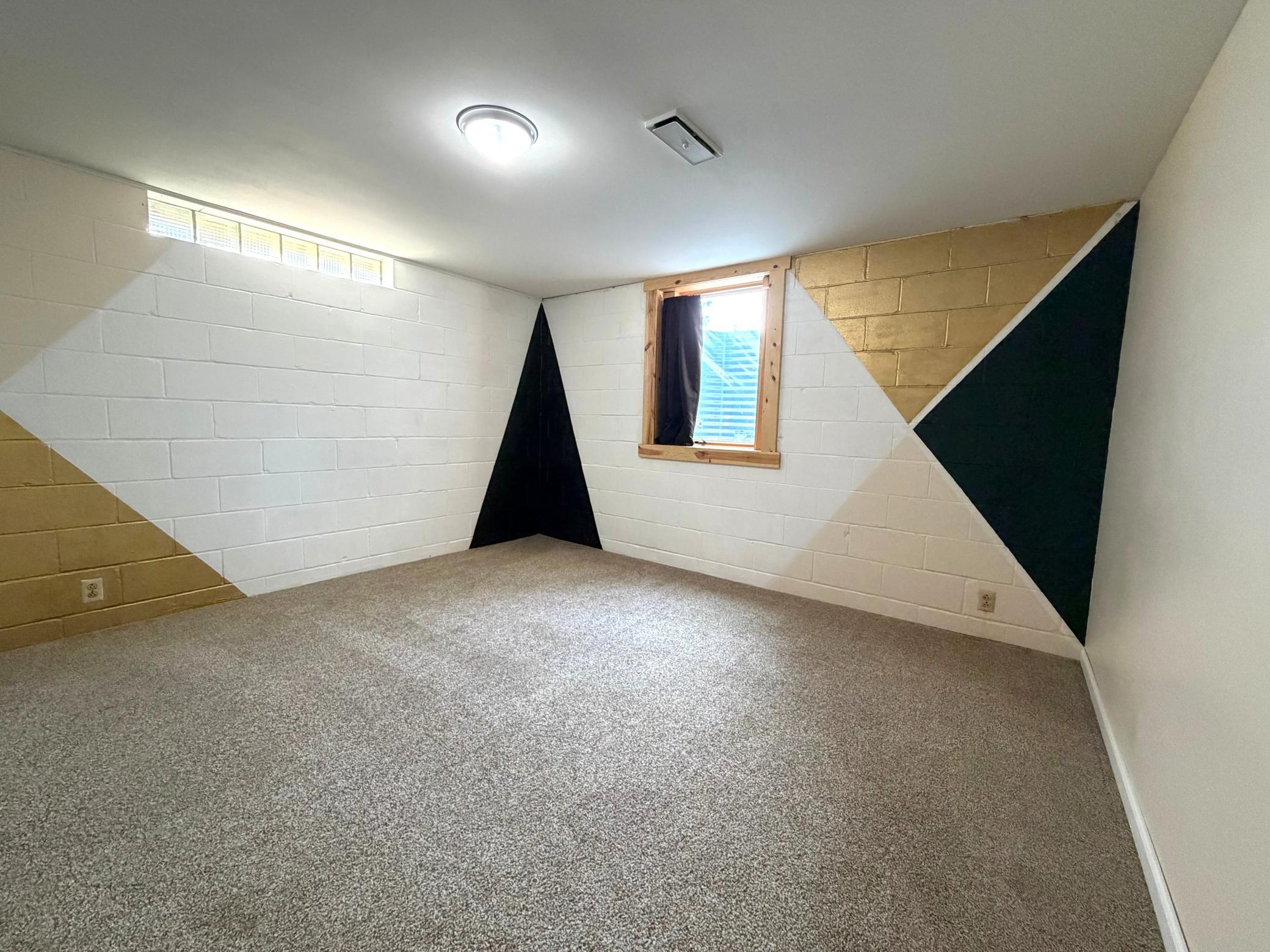 Bedroom 3 with egress window
