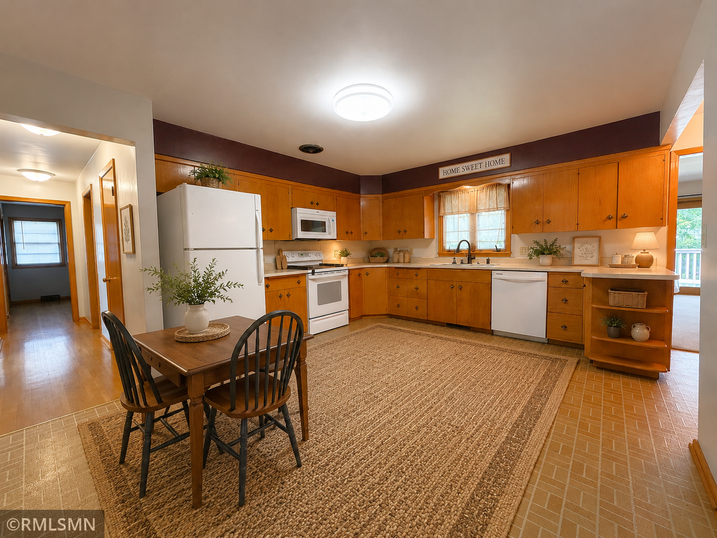 Kitchen virtually staged