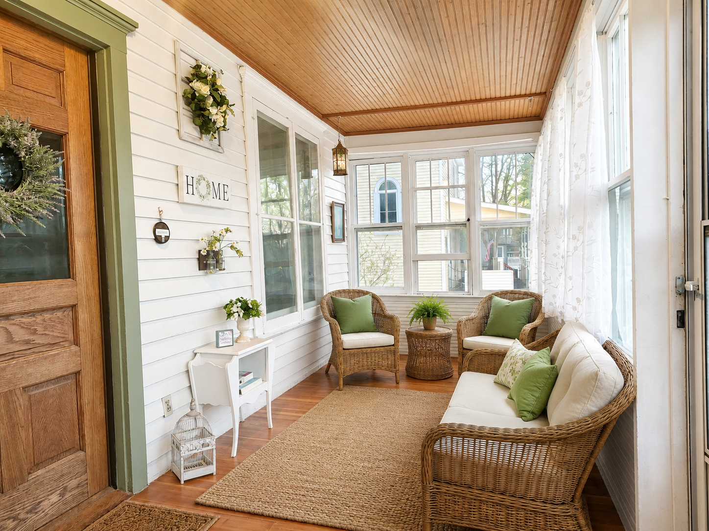 Front Porch Virtually Staged