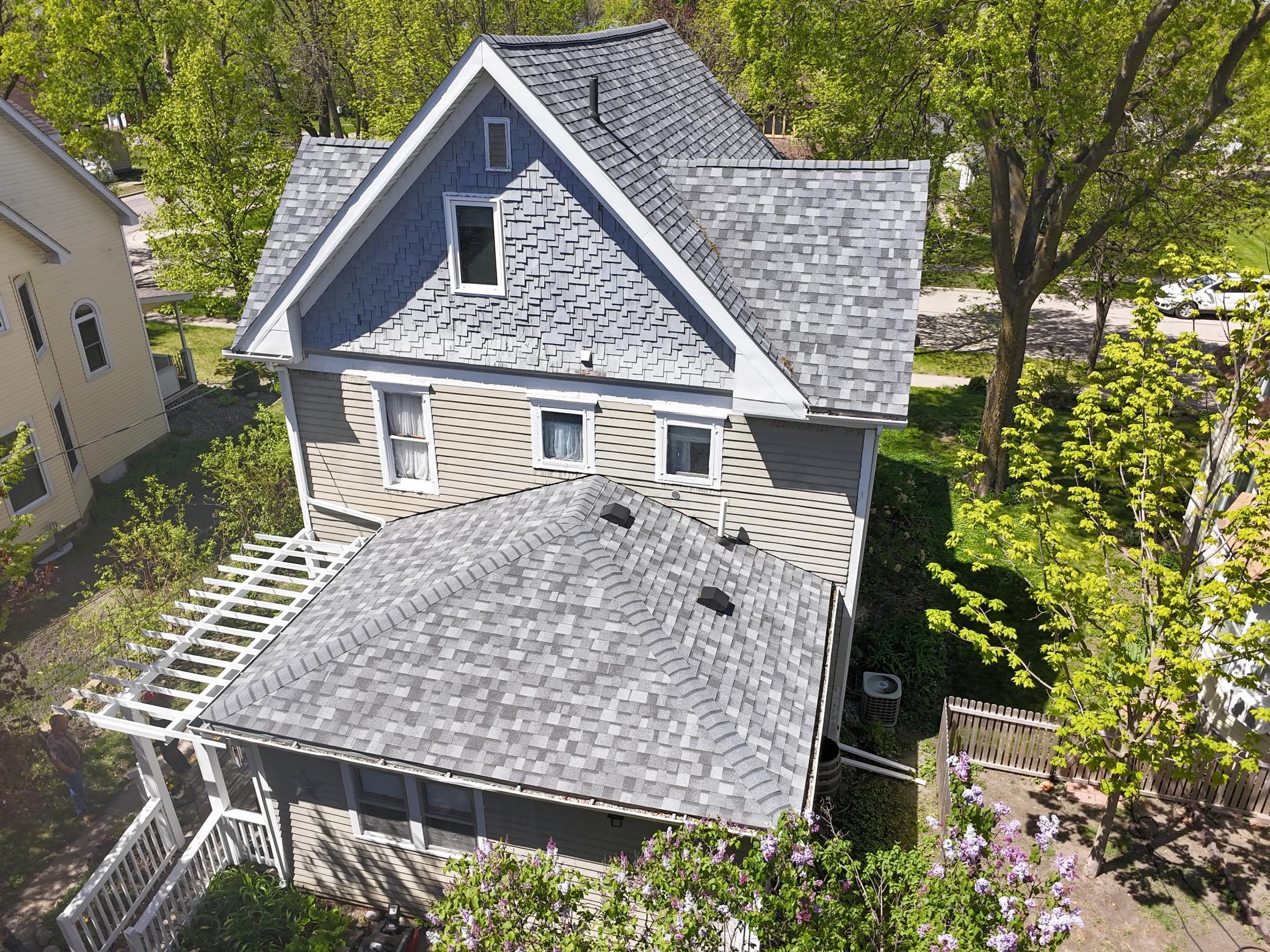 Drone Shot from Rear of Home
