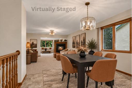 Dining Room - virtually staged