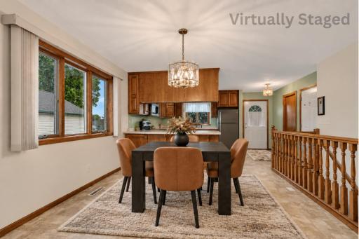 Dining Room - virtually staged