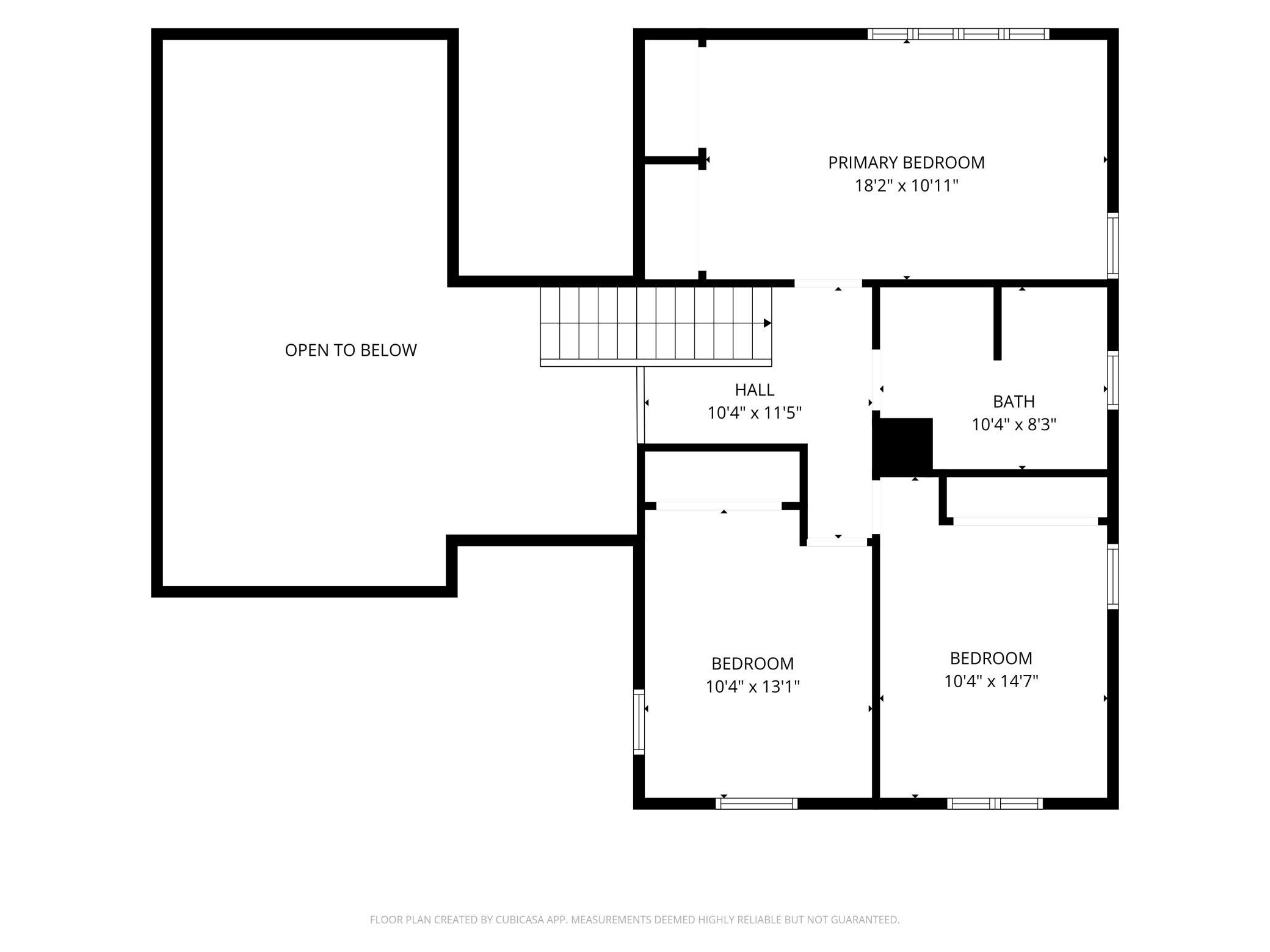 Upper Level Floor Plan