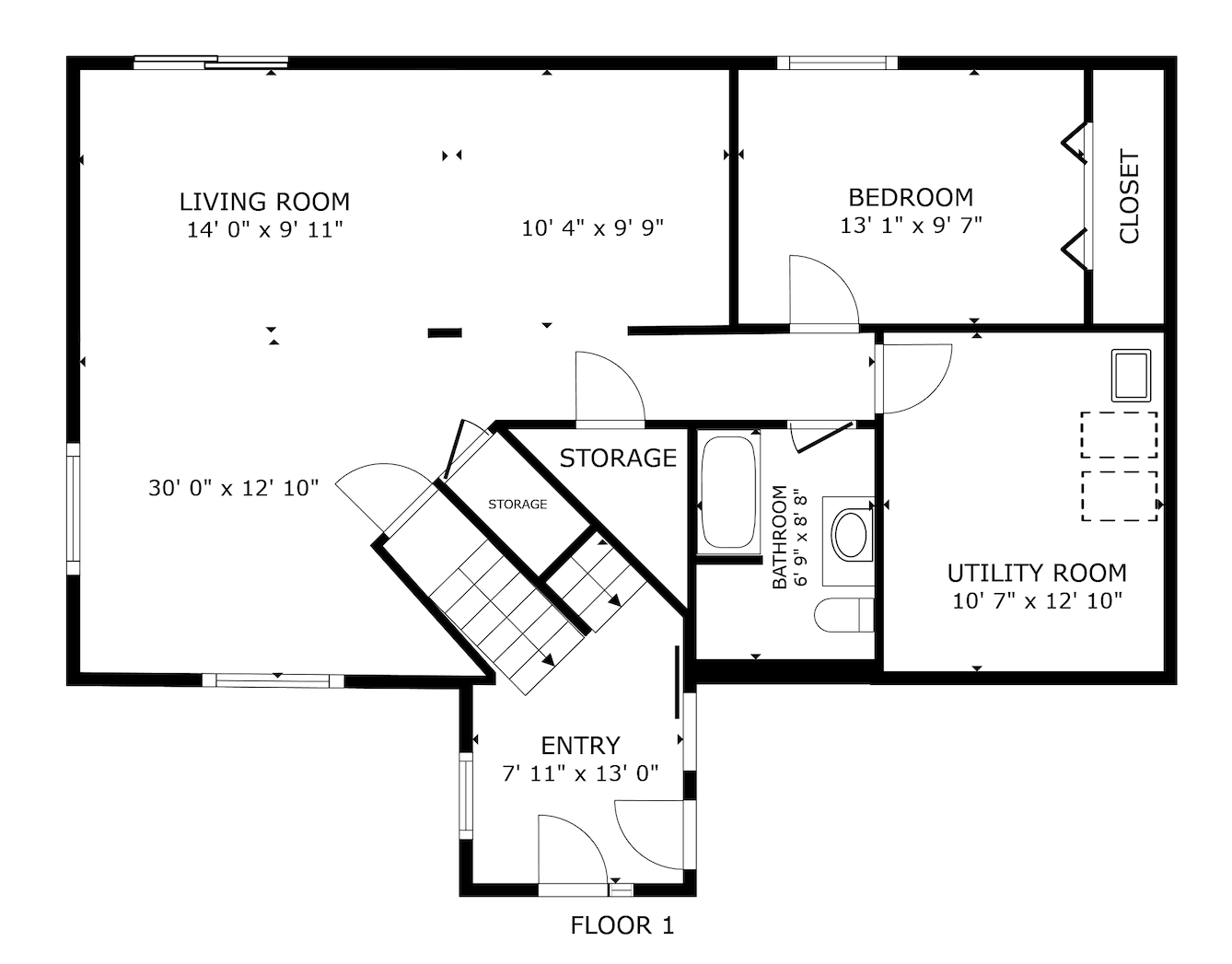 Lower Level Floor Plan