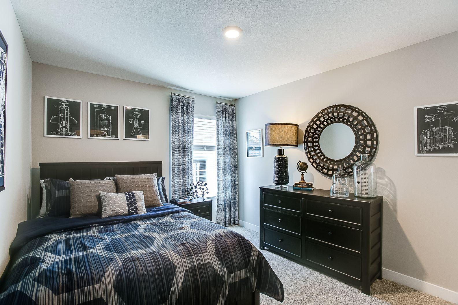 Decorate one of your upper level bedrooms anyway you like!