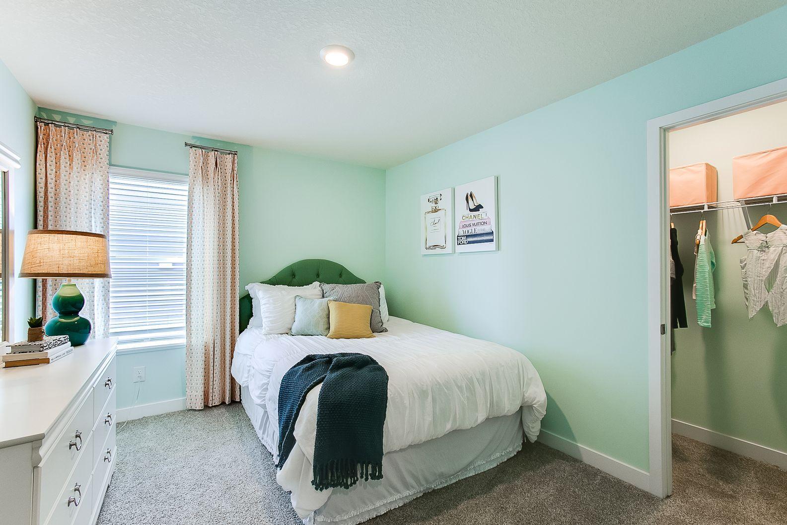 3 bedrooms located upstairs. C