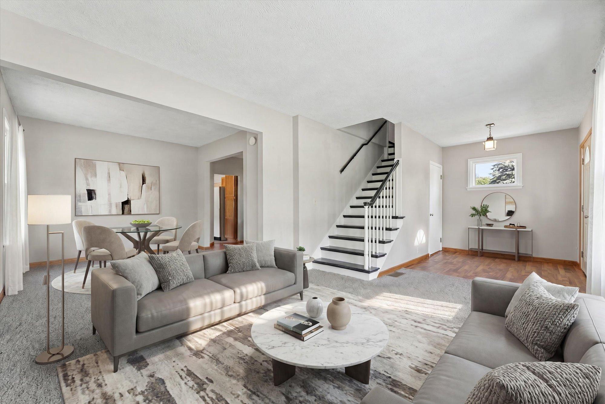 Virtual Staged photo to show potential and ideas