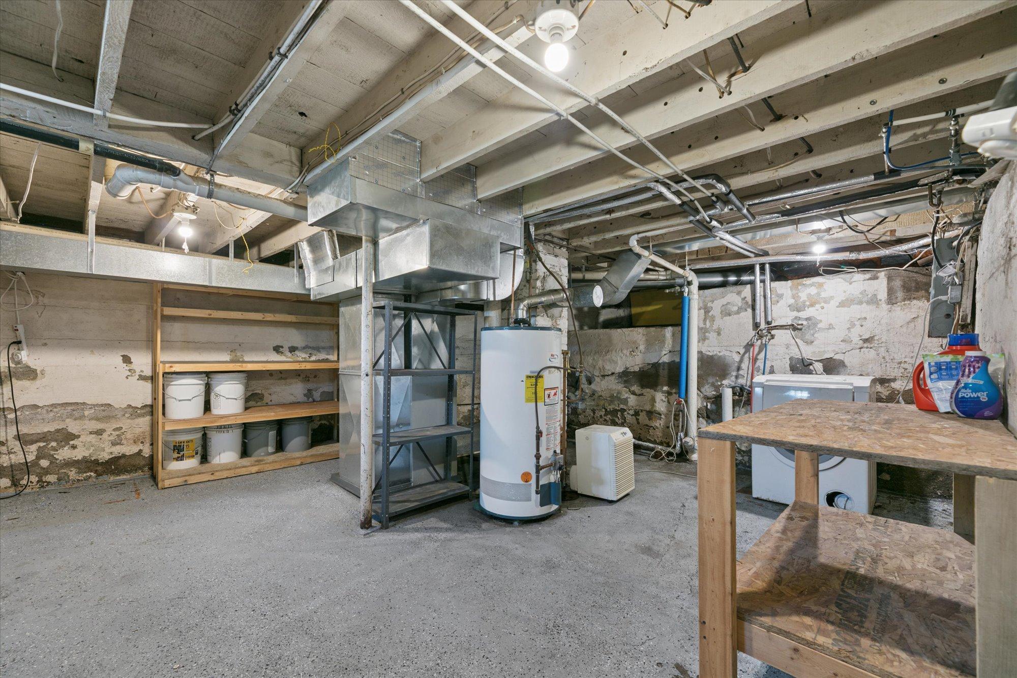 Storage shelves