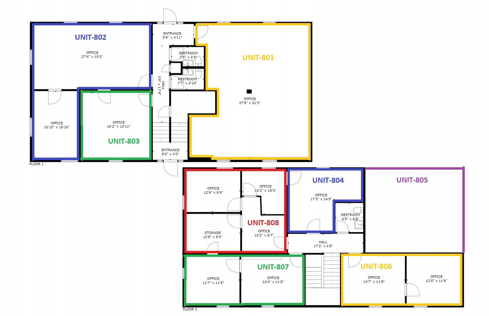 Floor plan bldg 80-UnitsMarked.jpg