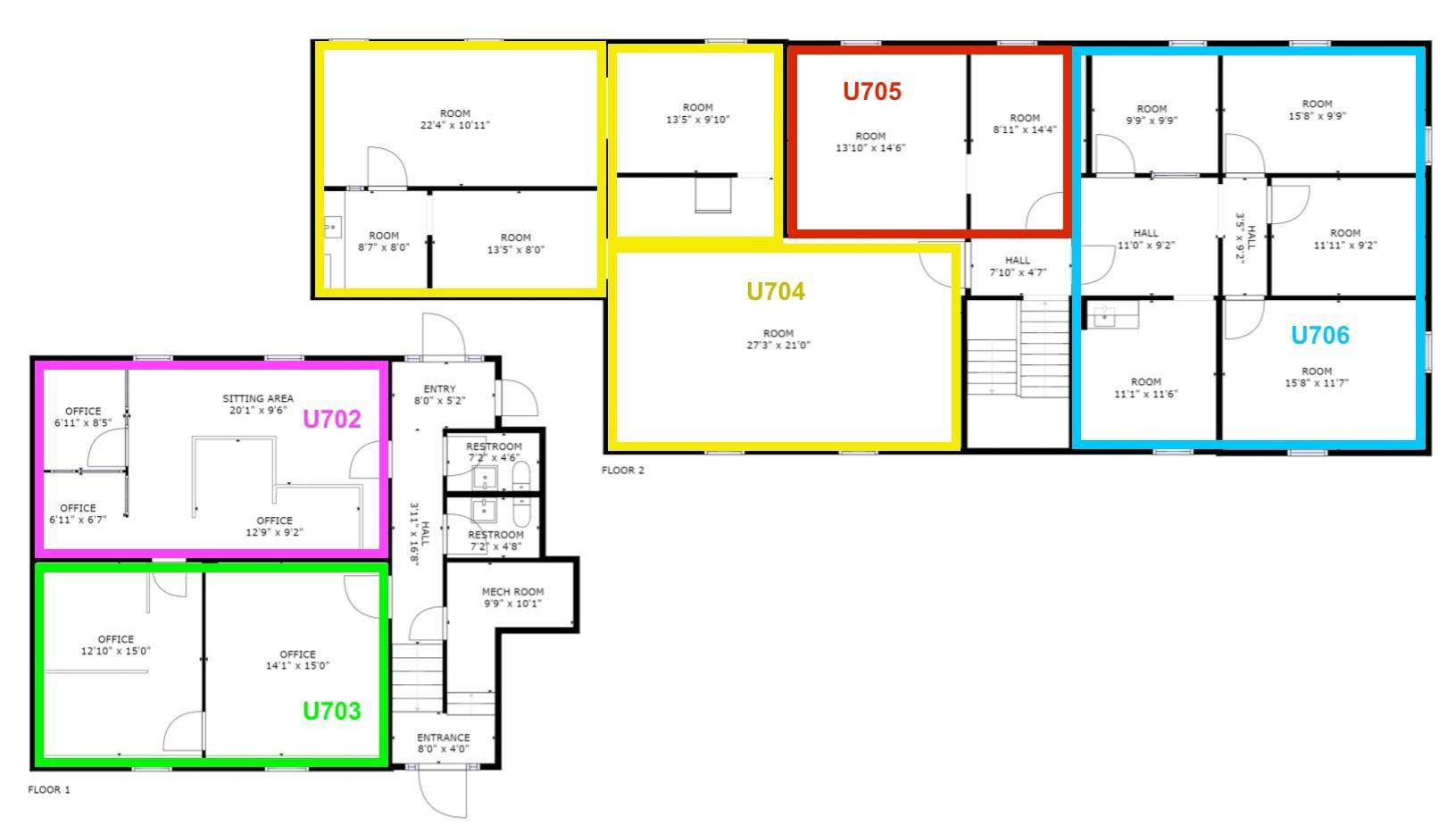 Floor plan bldg 70-marked.jpg