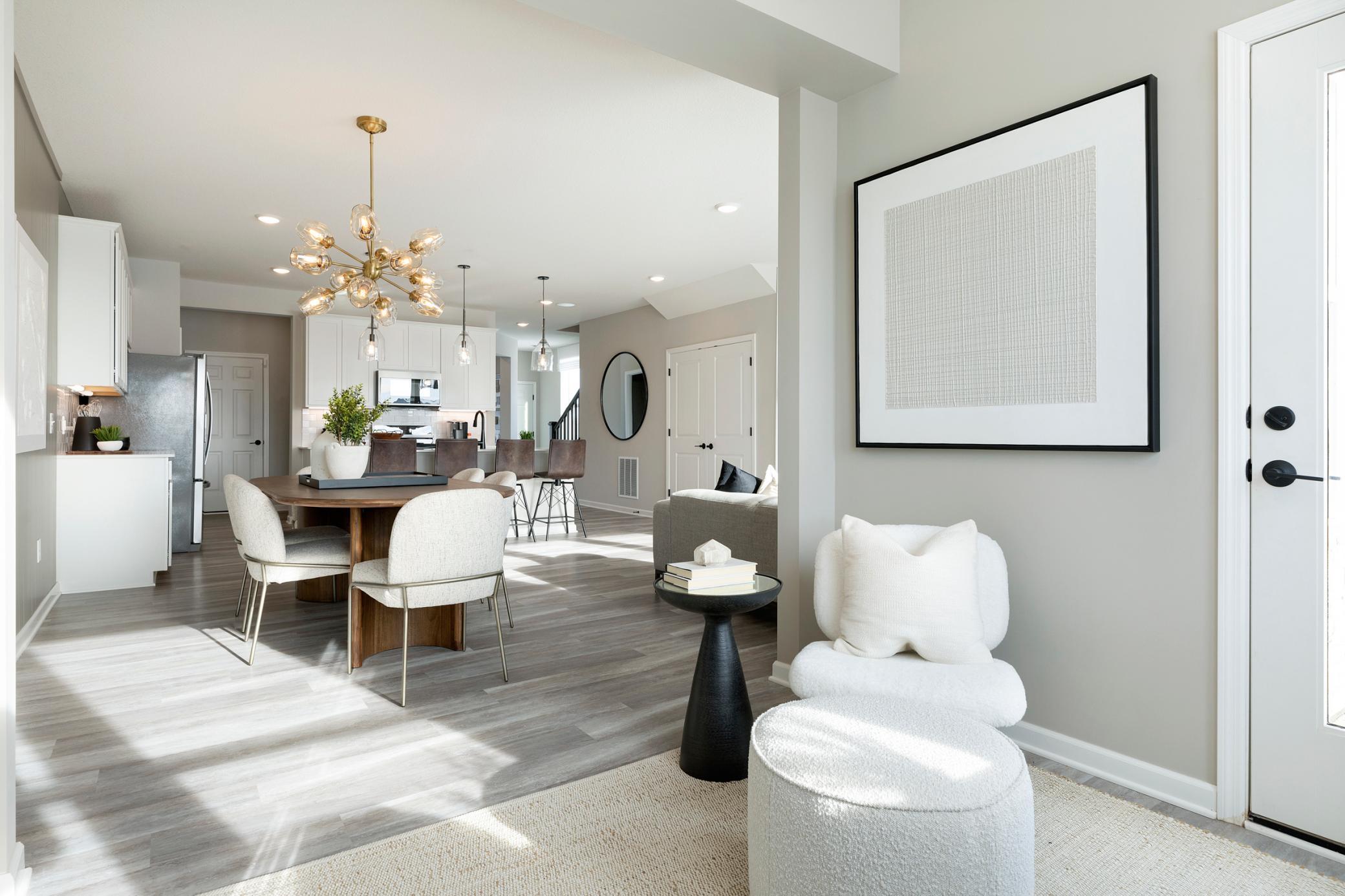 Pictures are of a model home
