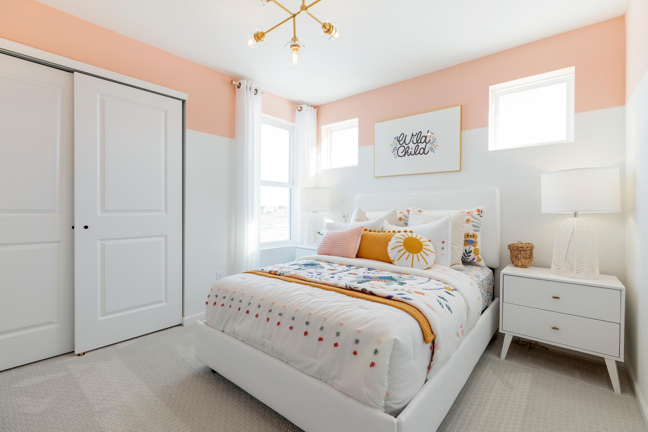 Pictures are of a model home