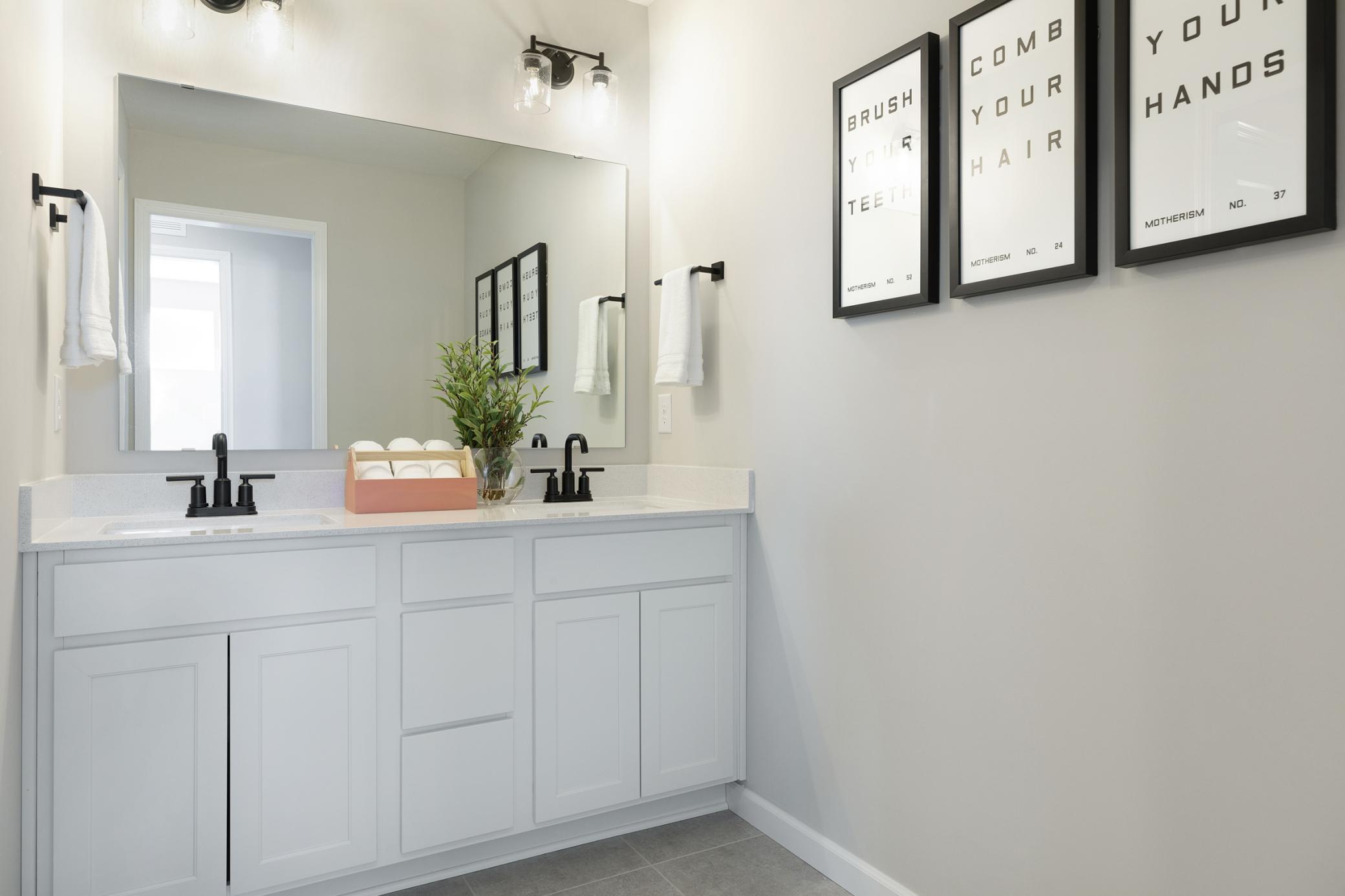 Pictures are of a model home