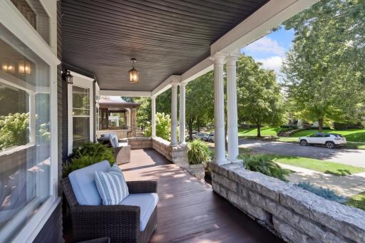 Expansive front porch to relax and unwind.