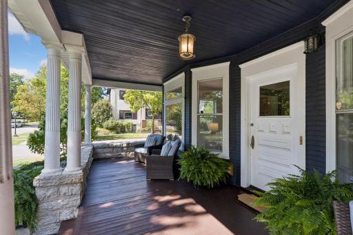 Expansive front porch to enjoy morning coffees.