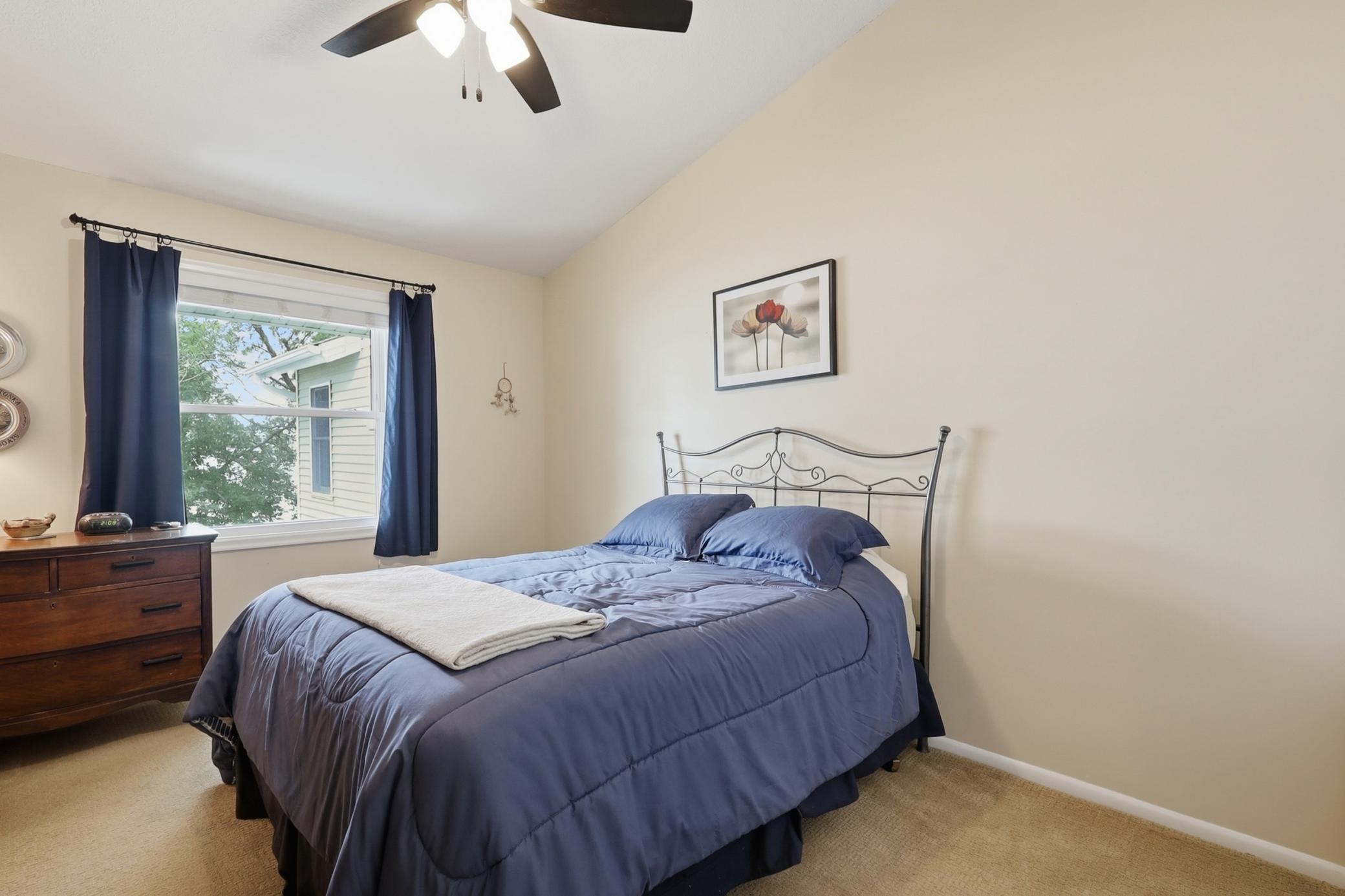 3rd bedroom up that overlooks the lake