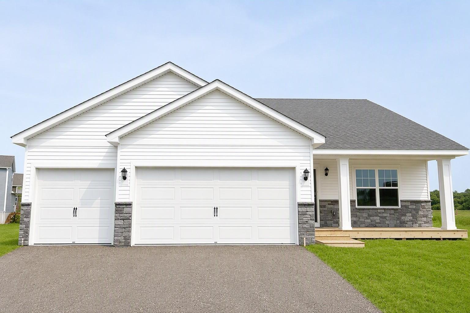 The Cameron II American Classic at Highlands at Eagle View! Photo is of similar home. Options and colors may vary. Ask Sales Agent for details. AI-generated landscaping for visualization. Actual yard condition may differ.