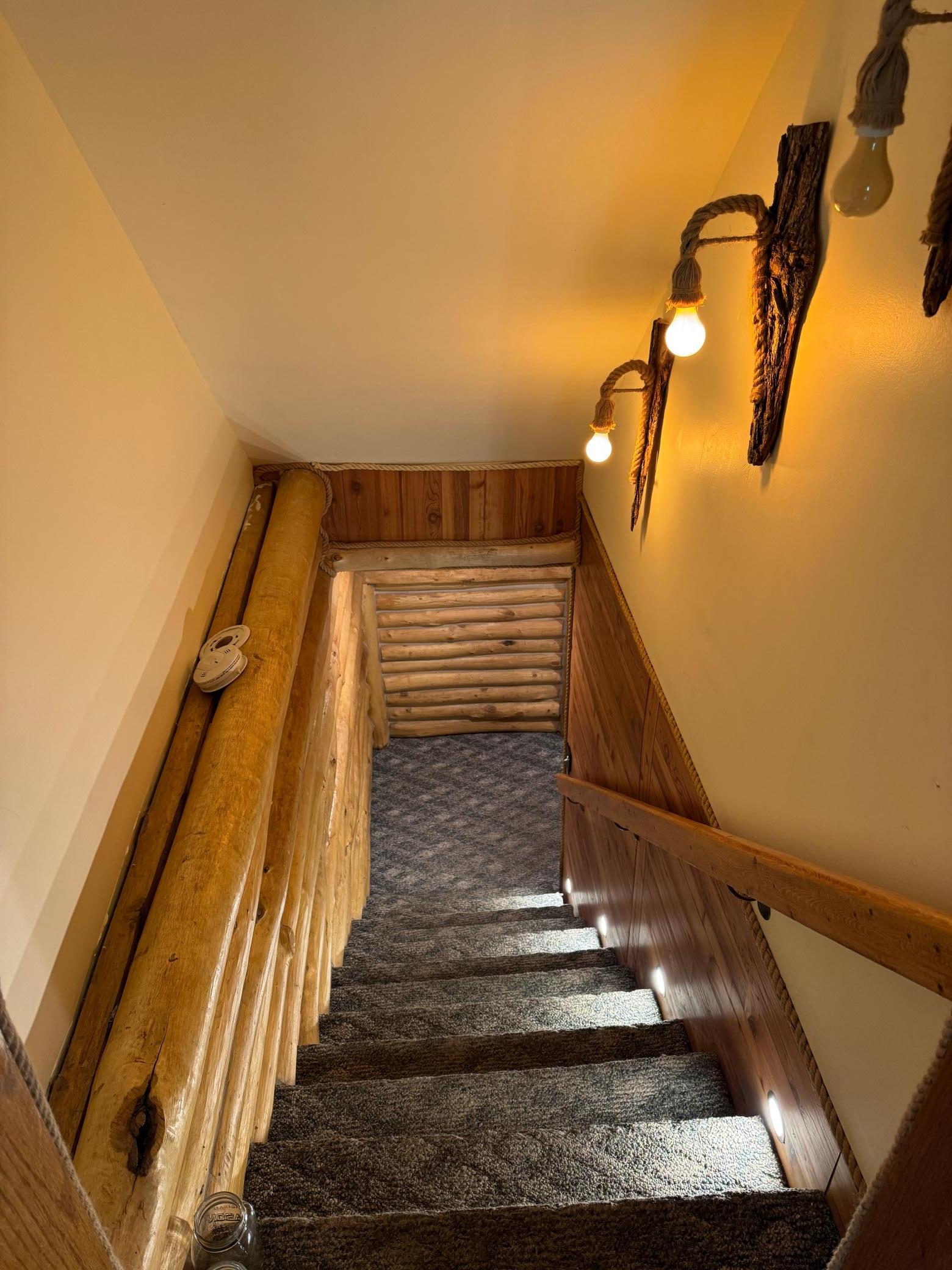 Stairs to Family Room