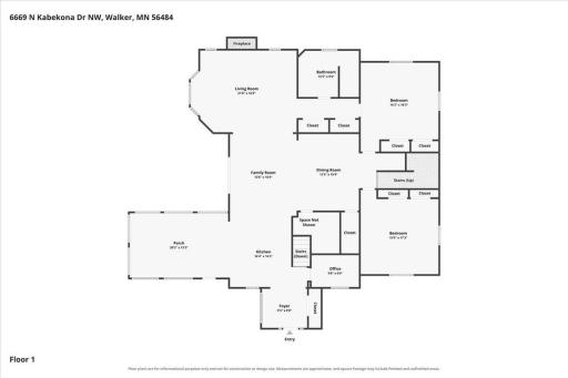 6669 N Kabekona Drive NW, Walker, MN 56484