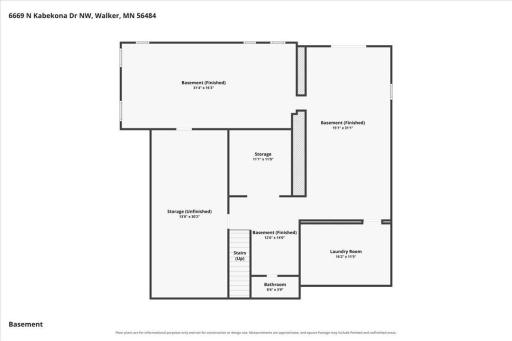 6669 N Kabekona Drive NW, Walker, MN 56484
