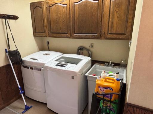 main floor laundry