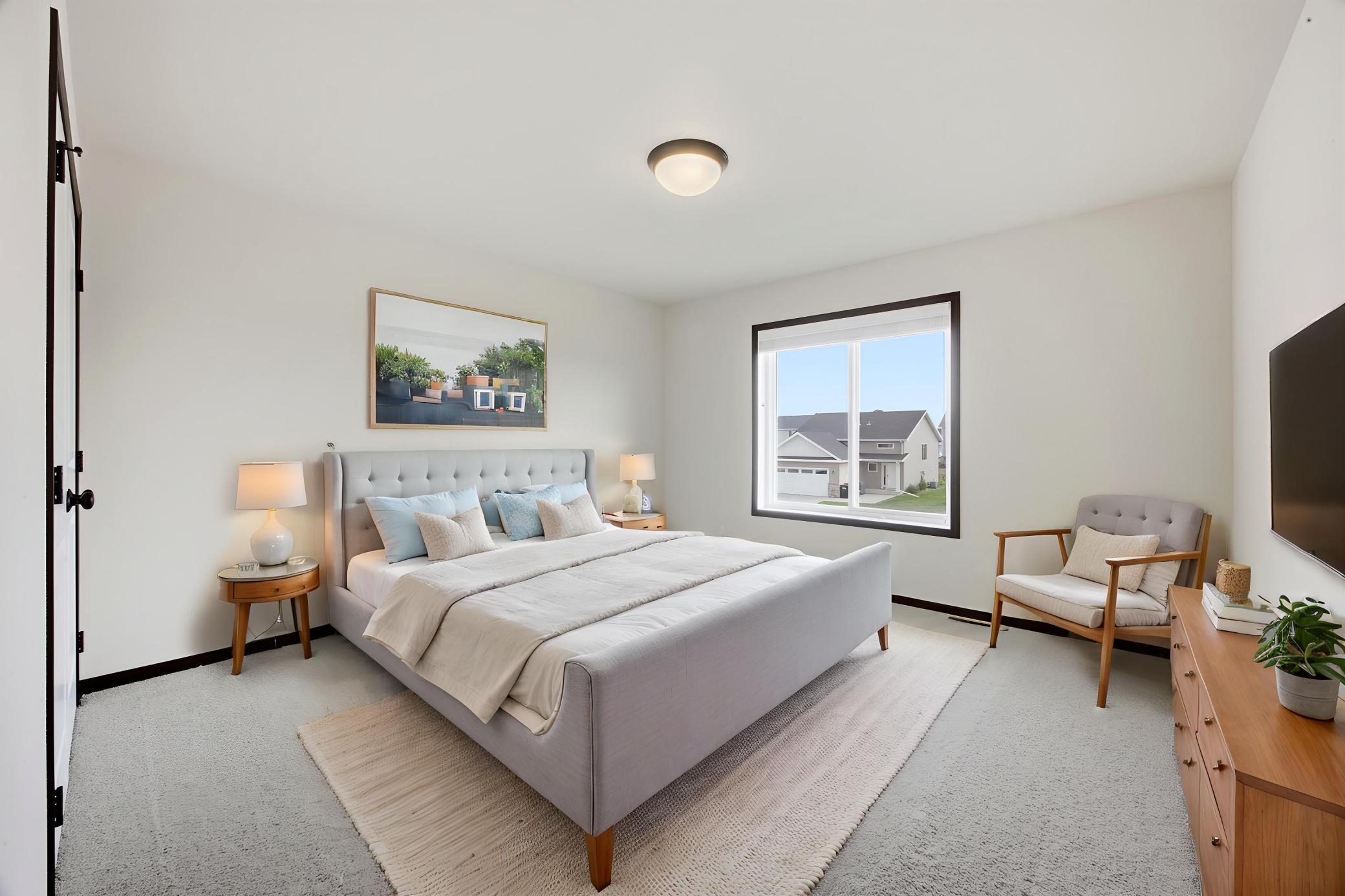 Virtually Staged Bedroom 2